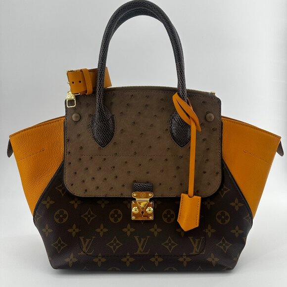Louis Vuitton Rare Exotic Majestueux Monogram - Osterich & Lizard Leather - Picture 1 of 14
